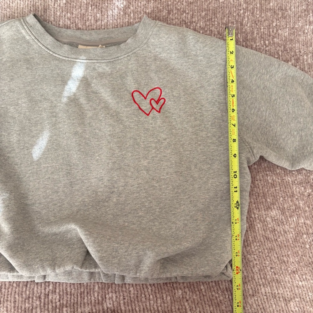 Heart Bubble Hem Sweater - Picture 3 of 5